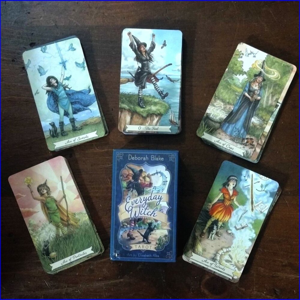New -Everyday Witch 78 Card Tarot Deck